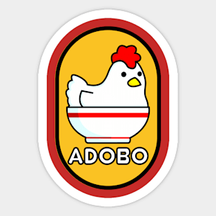 Chicken Adobe Sticker